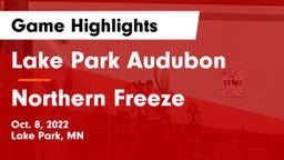 Lake Park Audubon  vs Northern Freeze Game Highlights - Oct. 8, 2022