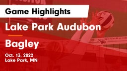 Lake Park Audubon  vs Bagley  Game Highlights - Oct. 13, 2022