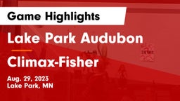 Lake Park Audubon  vs ******-Fisher  Game Highlights - Aug. 29, 2023