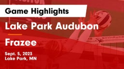 Lake Park Audubon  vs Frazee  Game Highlights - Sept. 5, 2023