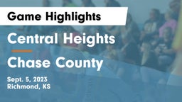 Central Heights  vs Chase County  Game Highlights - Sept. 5, 2023