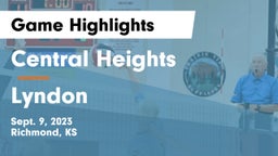 Central Heights  vs Lyndon  Game Highlights - Sept. 9, 2023