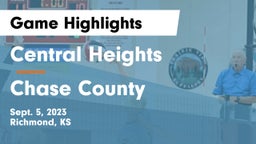 Central Heights  vs Chase County  Game Highlights - Sept. 5, 2023