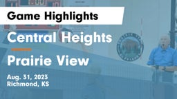 Central Heights  vs Prairie View  Game Highlights - Aug. 31, 2023