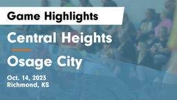 Central Heights  vs Osage City Game Highlights - Oct. 14, 2023