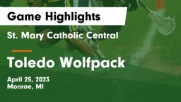 St. Mary Catholic Central  vs Toledo Wolfpack Game Highlights - April 25, 2023