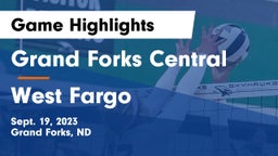 Grand Forks Central  vs West Fargo  Game Highlights - Sept. 19, 2023