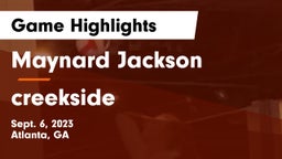 Maynard Jackson  vs creekside Game Highlights - Sept. 6, 2023
