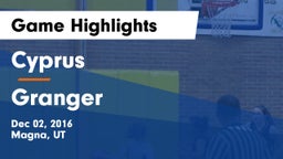 Cyprus  vs Granger  Game Highlights - Dec 02, 2016