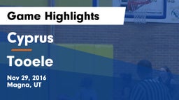 Cyprus  vs Tooele  Game Highlights - Nov 29, 2016