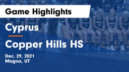 Cyprus  vs Copper Hills HS Game Highlights - Dec. 29, 2021