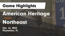 American Heritage  vs Northeast  Game Highlights - Oct. 16, 2023