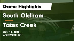 South Oldham  vs Tates Creek  Game Highlights - Oct. 14, 2023