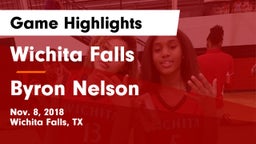 Wichita Falls  vs Byron Nelson  Game Highlights - Nov. 8, 2018