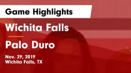 Wichita Falls  vs Palo Duro  Game Highlights - Nov. 29, 2019