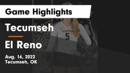 Tecumseh  vs El Reno  Game Highlights - Aug. 16, 2022