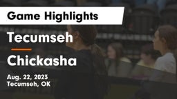 Tecumseh  vs Chickasha  Game Highlights - Aug. 22, 2023