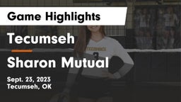 Tecumseh  vs Sharon Mutual Game Highlights - Sept. 23, 2023