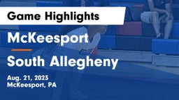 McKeesport  vs South Allegheny  Game Highlights - Aug. 21, 2023