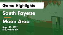 South Fayette  vs Moon Area  Game Highlights - Sept. 29, 2022