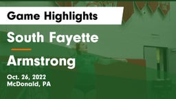 South Fayette  vs Armstrong  Game Highlights - Oct. 26, 2022