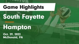 South Fayette  vs Hampton  Game Highlights - Oct. 29, 2022