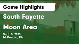 South Fayette  vs Moon Area  Game Highlights - Sept. 5, 2023