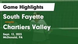 South Fayette  vs Chartiers Valley  Game Highlights - Sept. 12, 2023