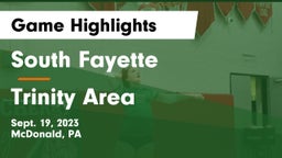 South Fayette  vs Trinity Area  Game Highlights - Sept. 19, 2023