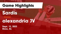 Sardis  vs alexandria JV Game Highlights - Sept. 12, 2023