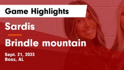 Sardis  vs Brindle mountain Game Highlights - Sept. 21, 2023