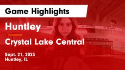 Huntley  vs Crystal Lake Central  Game Highlights - Sept. 21, 2023