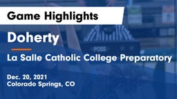Doherty  vs La Salle Catholic College Preparatory Game Highlights - Dec. 20, 2021