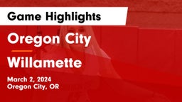 Oregon City  vs Willamette  Game Highlights - March 2, 2024