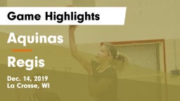 Aquinas  vs Regis  Game Highlights - Dec. 14, 2019