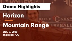 Horizon  vs Mountain Range  Game Highlights - Oct. 9, 2023