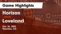 Horizon  vs Loveland  Game Highlights - Oct. 26, 2023
