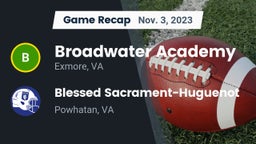 Recap: Broadwater Academy  vs. Blessed Sacrament-Huguenot  2023