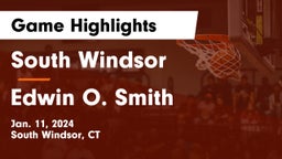 South Windsor  vs Edwin O. Smith  Game Highlights - Jan. 11, 2024