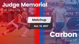 Matchup: Judge Memorial High vs. Carbon  2017