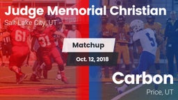 Matchup: Judge Memorial Chris vs. Carbon  2018
