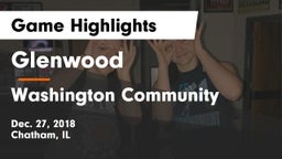 Glenwood  vs Washington Community  Game Highlights - Dec. 27, 2018