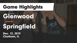 Glenwood  vs Springfield  Game Highlights - Dec. 12, 2019