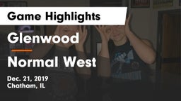 Glenwood  vs Normal West  Game Highlights - Dec. 21, 2019