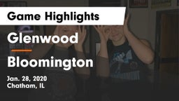 Glenwood  vs Bloomington  Game Highlights - Jan. 28, 2020