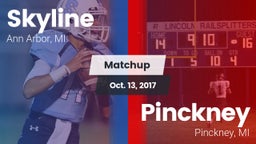 Matchup: Skyline  vs. Pinckney  2017