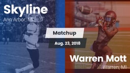 Matchup: Skyline  vs. Warren Mott  2018