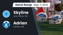 Recap: Skyline  vs. Adrian  2018