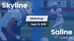 Matchup: Skyline  vs. Saline  2018