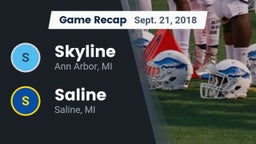 Recap: Skyline  vs. Saline  2018